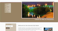 Desktop Screenshot of colonialcitymotel.com